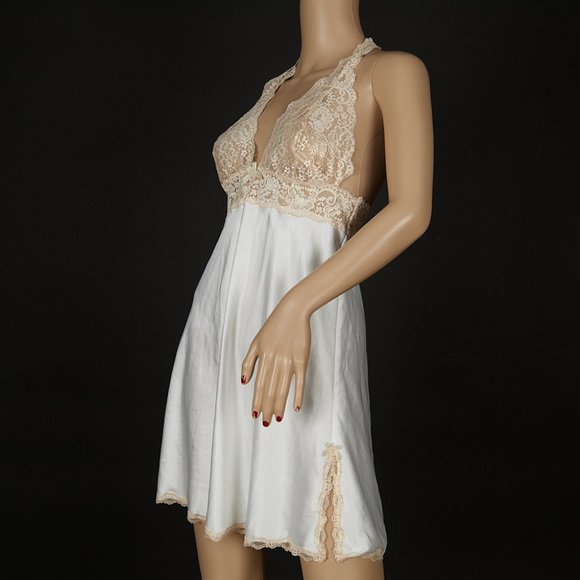 Victoria's Secret y2k Style Lace Slip Chemise Nightie Size Medium - Picture 4 of 9